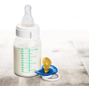 Tampatex TPX-Druck auf Babyflaschen
