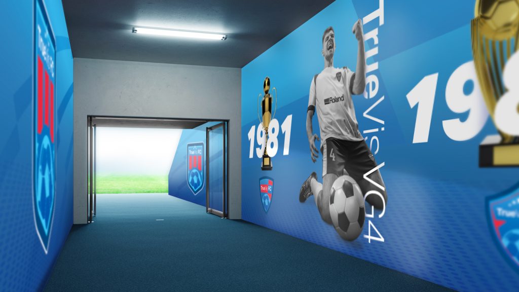 Wandgrafiken gedruckt auf der VG4-Serie von Roland DG